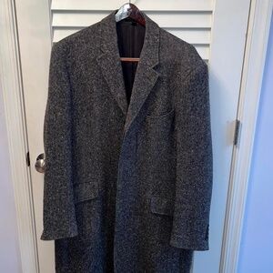 men’s dark grey / speckled J.CREW ludlow peacoat (wool-blend) [44R]